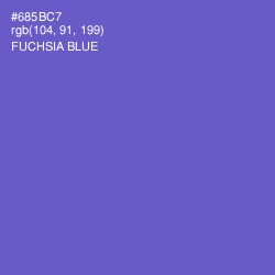#685BC7 - Fuchsia Blue Color Image